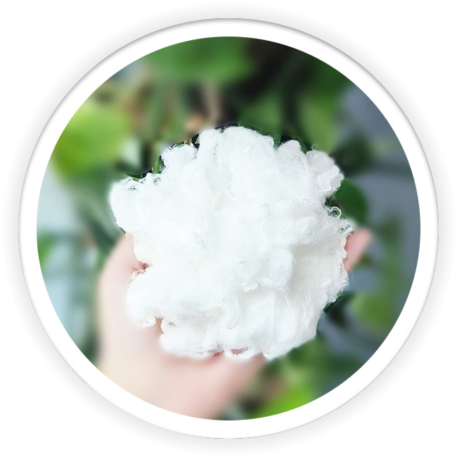 Polyester Zinc Oxide Fiber